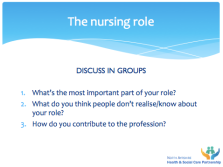The nursing role
